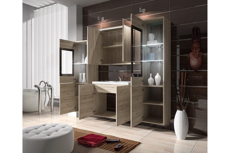 Udine Soffgrupp - Beige - Badeværelse - Badeværelsesmøbler - Komplette møbelpakker