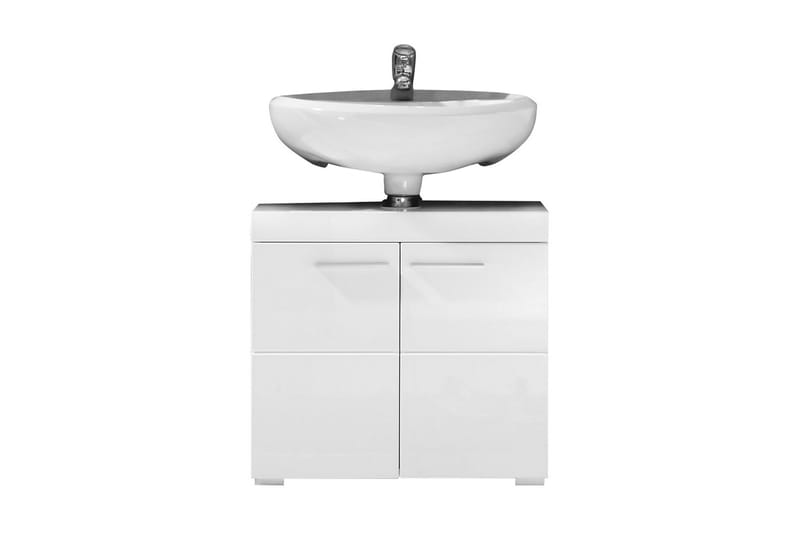 Hernandes underskab 60 cm - Hvid/Hvid Højglans - Badeværelse - Badeværelsesmøbler - Underskabe