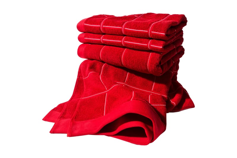 Lord Nelson Victory Frotté Badehåndklæde - 150x90cm Rød - Badeværelse - Badetekstiler - Badehåndklæder