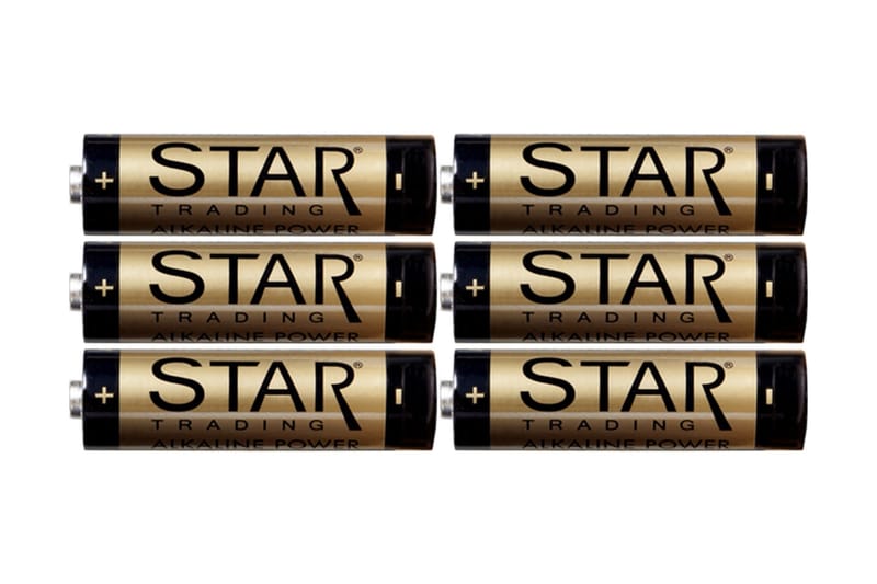 Batteri AA 6 stk - Star Trading - Belysning - Elmateriale & energi - Batterier - Alkaliske batterier