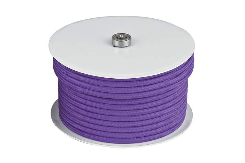 KABELRULLE Tekstil Purple 25M - Belysning - Elmateriale & energi - Kabel & ledning - Tekstilledning