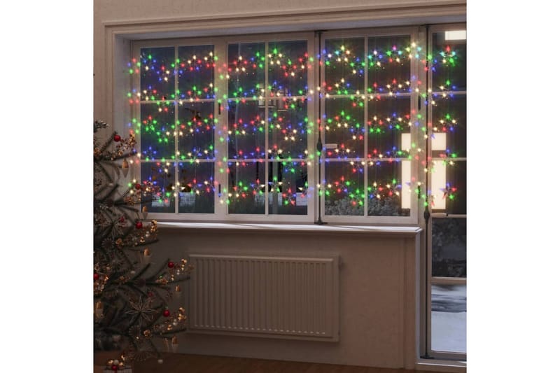 LED-lysgardin m. stjerner 500 LED'er 8 funktioner farverigt - Blå - Belysning - Julebelysning - Øvrig julebelysning