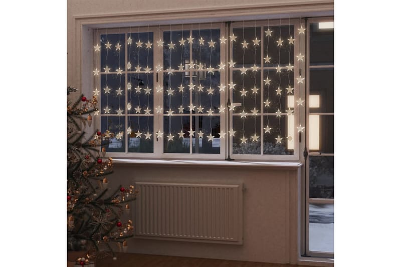 LED-lysgardin med stjerner 500 LED'er 8 funktioner varm hvid - Brun - Belysning - Julebelysning - Øvrig julebelysning