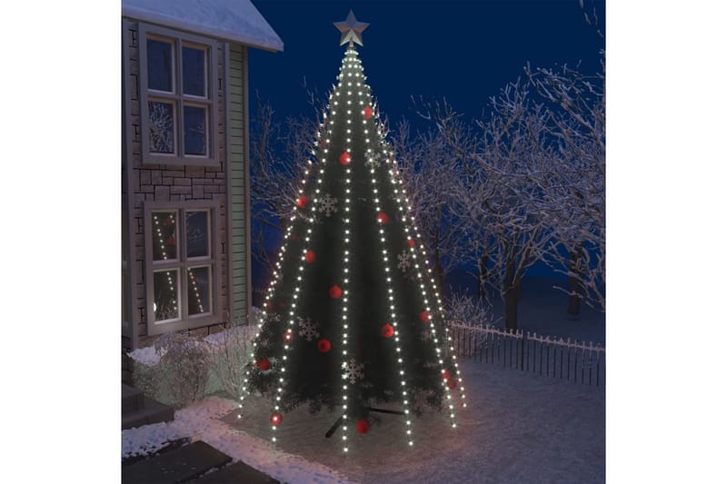Moske for ikke at nævne Rå lyskæder til træ med 500 LED'er 500 cm inde/ude koldtt lys - Hvid |  Trademax.dk