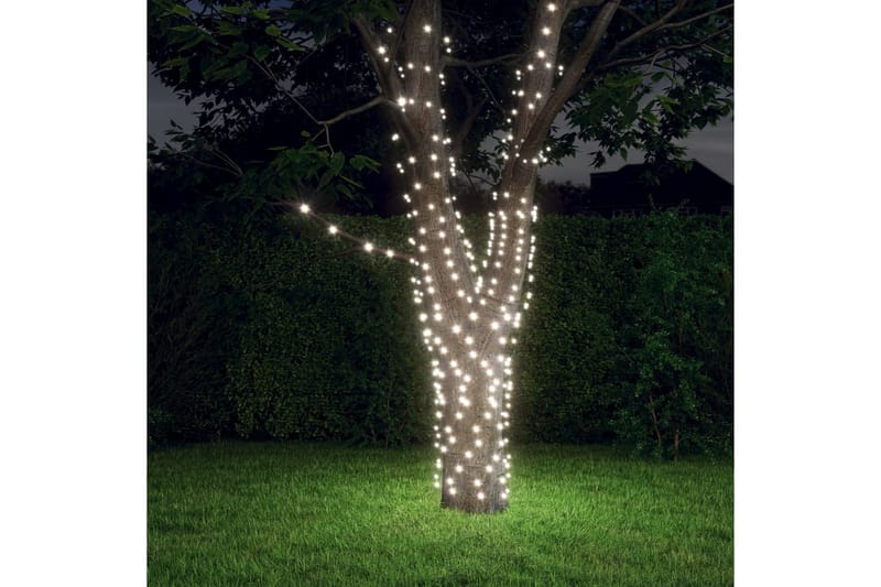 soldrevne lyskæder 2 stk. 2x200 LED'er inde/ude kold hvid - Belysning - Julebelysning - Julelys udendørs