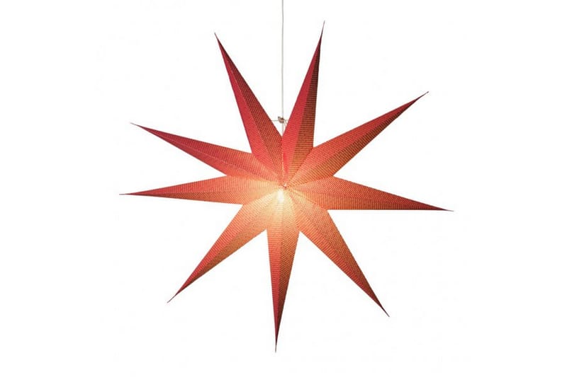 Papirstjerne 115 cm rød - Kunstsmede - Belysning - Julebelysning - Julestjerne
