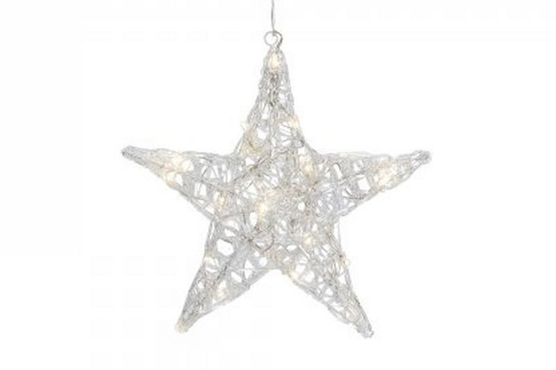 Stjerne akryl hvide LED Transparent - Kunstsmede - Belysning - Julebelysning - Julestjerne