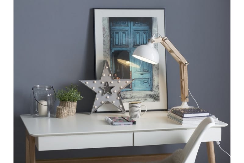 Salado Skrivebordslampe 53 cm - Hvid - Belysning - Lamper & indendørsbelysning - Bordlampe - Skrivebordslampe