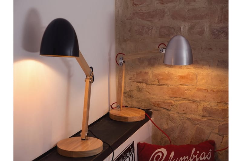 Veleka skrivebordslampe 62 cm - Sølv - Belysning - Lamper - Bordlampe - Skrivebordslampe