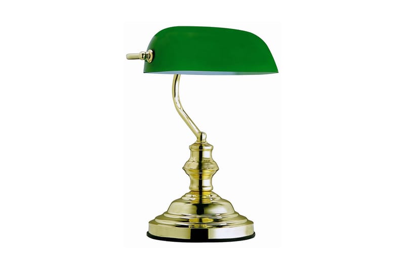 Antique Bankirlampe 21 cm Messing/Guld - Globo Lighting - Belysning - Lamper - Bordlampe - Bankerlampe