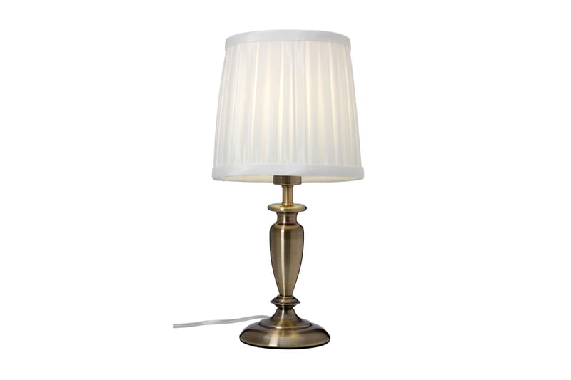 Cottex Ines Bordlampe 340 cm - Antik/Hvid - Belysning - Lamper & indendørsbelysning - Bordlampe