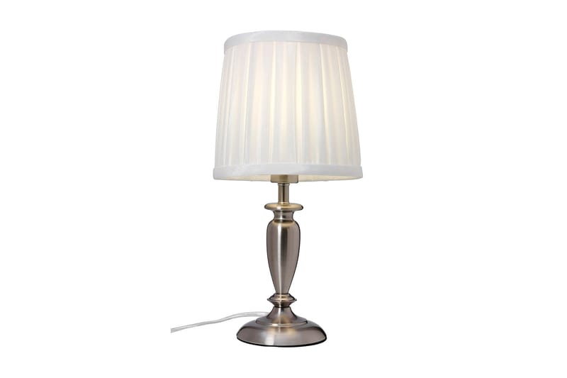 Cottex Ines Bordlampe 340 cm - Krom/Hvid - Belysning - Lamper & indendørsbelysning - Bordlampe