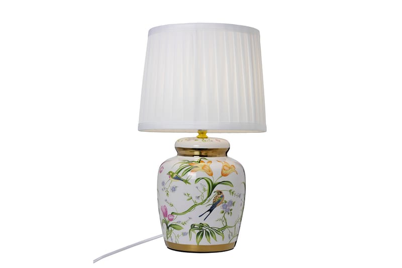 Cottex Klassisk Bordlampe 435 cm - Hvid - Belysning - Lamper - Bordlampe