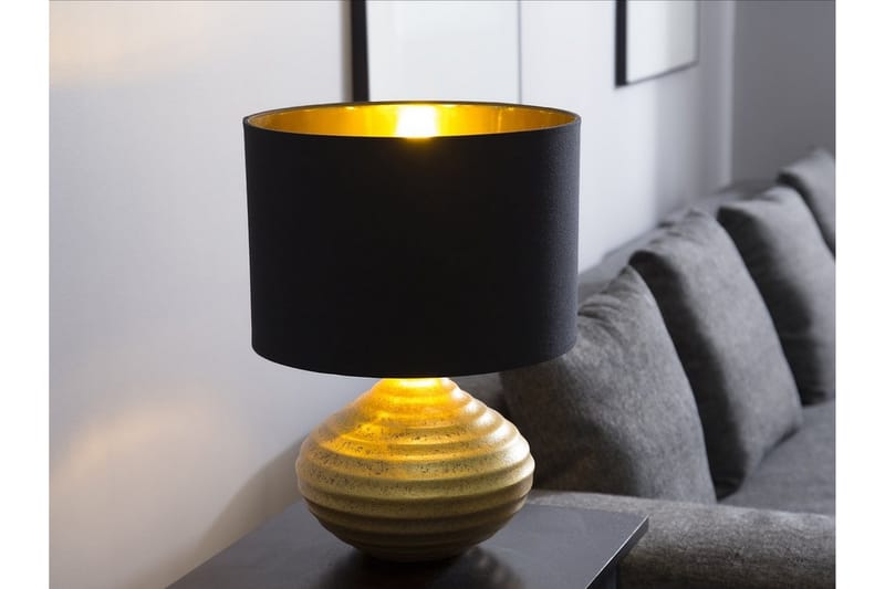 Cubansk bordlampe 32 cm - Guld - Belysning - Lamper & indendørsbelysning - Bordlampe