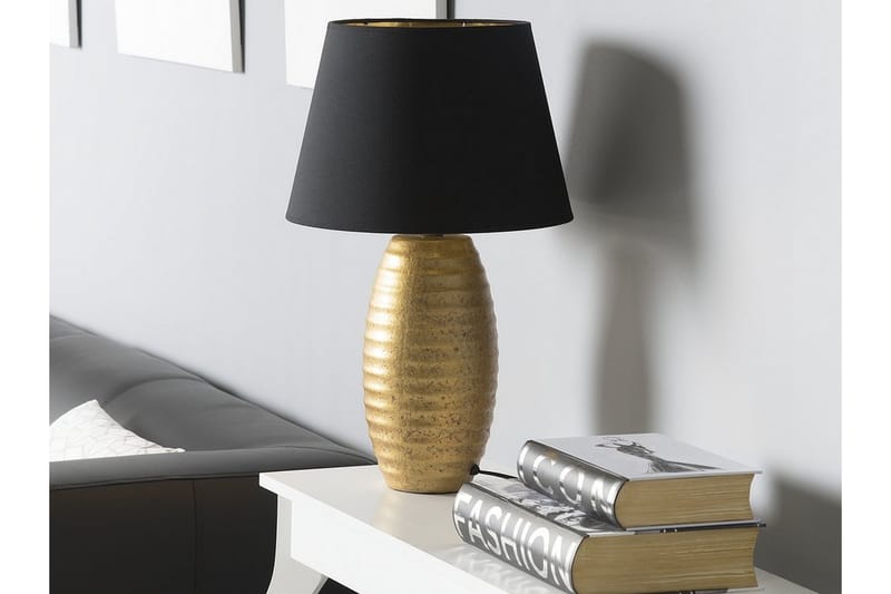 Ebro Bordlampe 33 cm - Guld - Belysning - Lamper & indendørsbelysning - Bordlampe
