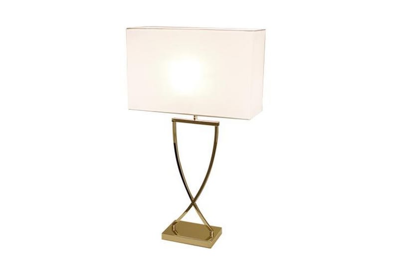 Omega Bordlampe Hvid/Guld - By Rydéns - Belysning - Lamper - Bordlampe