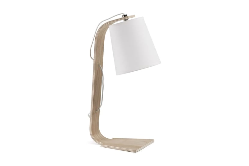 Percy Bordlampe 20/16 cm - Natur/Hvid - Belysning - Lamper - Bordlampe