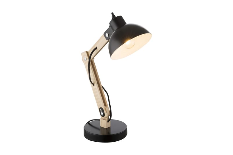 Tongariro Bordlampe Sort/Natur - Globo Lighting - Belysning - Lamper & indendørsbelysning - Bordlampe
