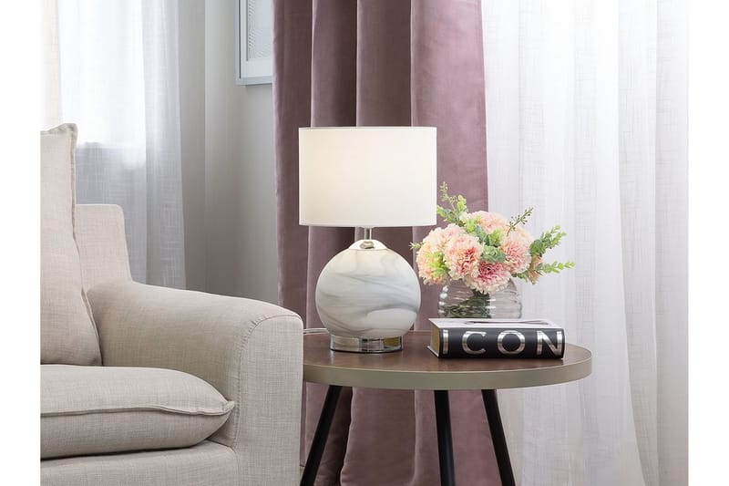 Uele Bordlampe 24 cm - Hvid - Belysning - Lamper & indendørsbelysning - Sengelampe - Sengelampe bord