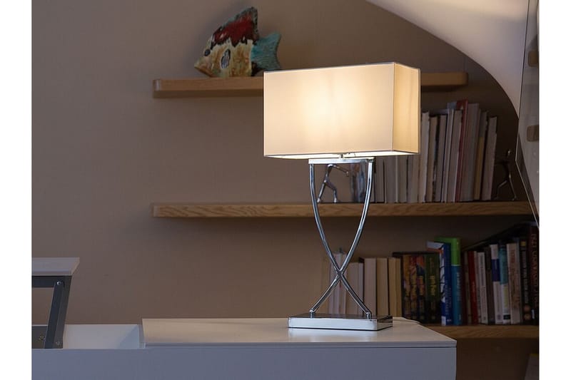 Yasuni bordlampe 20 cm - Hvid - Belysning - Lamper - Bordlampe