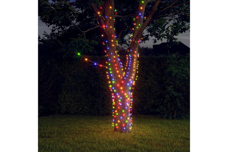 soldrevne lyskæder 5 stk. 5x200 LED'er inde/ude farverig - Belysning - Julebelysning - Øvrig julebelysning
