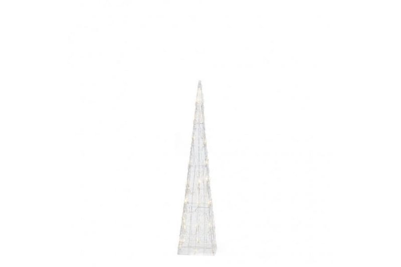 Pyramid akryl 90cm hvide LED Transparent - Kunstsmede - Belysning - Lamper & indendørsbelysning - Dekorativ belysning - Dekorationsbelysning dyr & figure