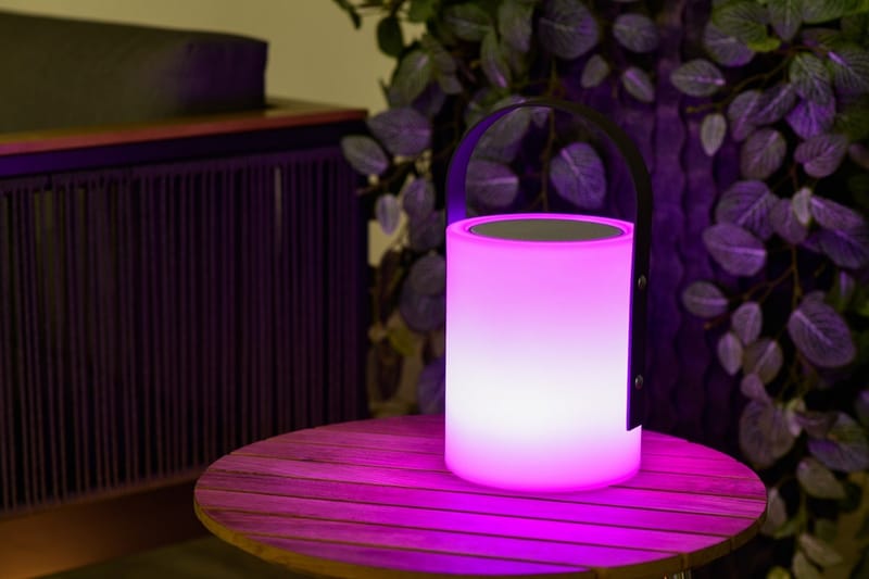 Rondo Dekorationslampe Hvid/Antracit - Garden Impressions - Belysning - Lamper - Dekorativ belysning