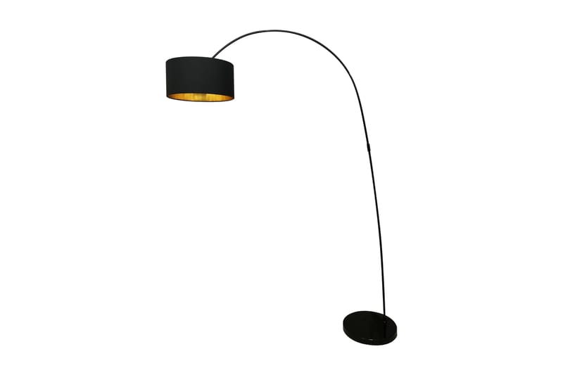 Bryngelsbyn Buelampe - Sort/Guld - Belysning - Lamper - Gulvlampe & standerlampe