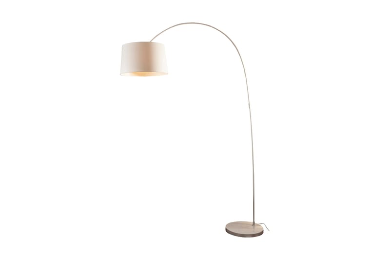 Buet lampe 205 cm hvid - Hvid - Belysning - Lamper - Gulvlampe & standerlampe