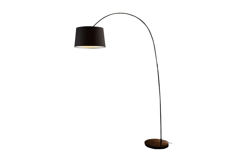 Buet Lampe 205 cm sort - Sort - Belysning - Lamper - Gulvlampe & standerlampe