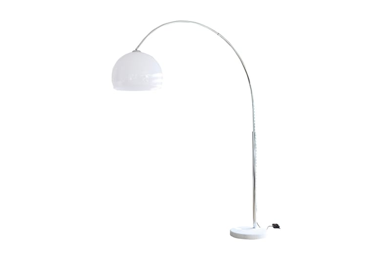 Buet lampe 208 cm hvid - Hvid - Belysning - Lamper - Gulvlampe & standerlampe