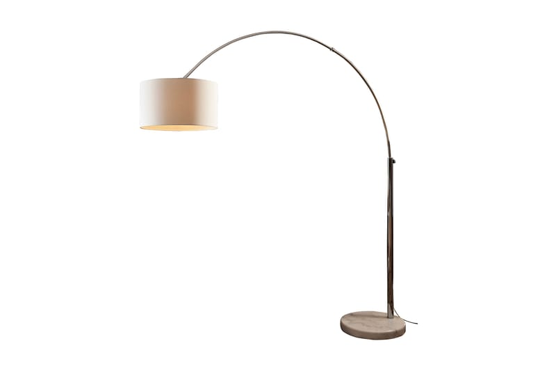 Buet lampe 210 cm hvid - Hvid - Belysning - Lamper - Gulvlampe & standerlampe