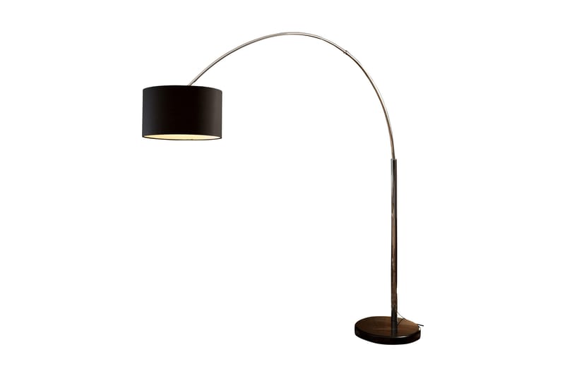 Buet Lampe 210 cm sort - Sort - Belysning - Lamper & indendørsbelysning - Gulvlampe & standerlampe