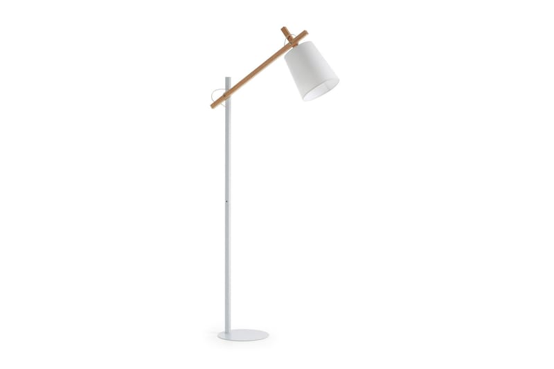 Jovik Standerlampe Rund 28/166 cm - Hvid - Belysning - Lamper - Gulvlampe & standerlampe