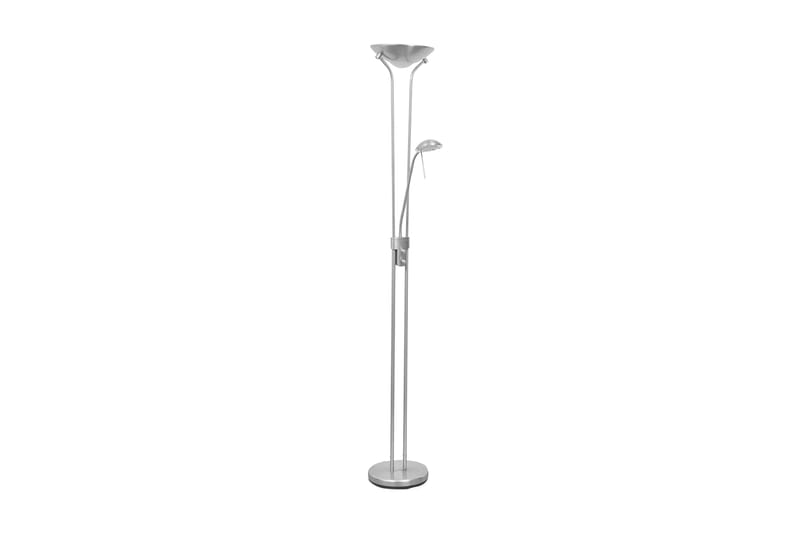 Led-Standerlampe Med Dæmpning, 23 W - Sølv - Belysning - Lamper - Gulvlampe & standerlampe - Uplight gulvlampe