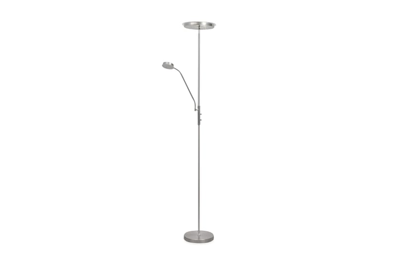 Led-Standerlampe Med Dæmpning, 23 W - Sølv - Belysning - Lamper - Gulvlampe & standerlampe - Uplight gulvlampe