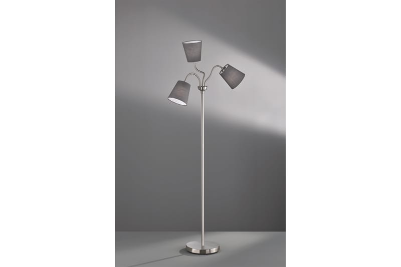 Trio Lighting Windu Gulvlampe 140 cm - Trio Lighting - Belysning - Lamper & indendørsbelysning - Gulvlampe & standerlampe - Trearmet gulvlampe