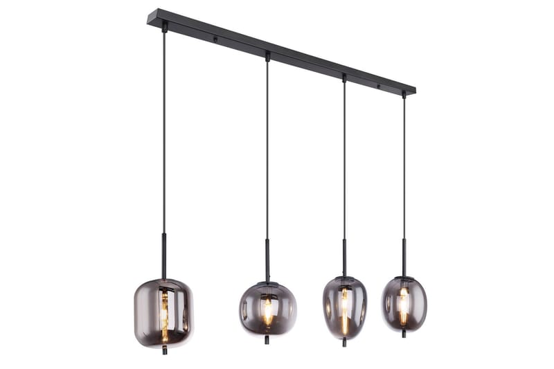 Blacky Pendel 4 Lamper Sort - Globo Lighting - Belysning - Lamper & indendørsbelysning - Vindueslampe