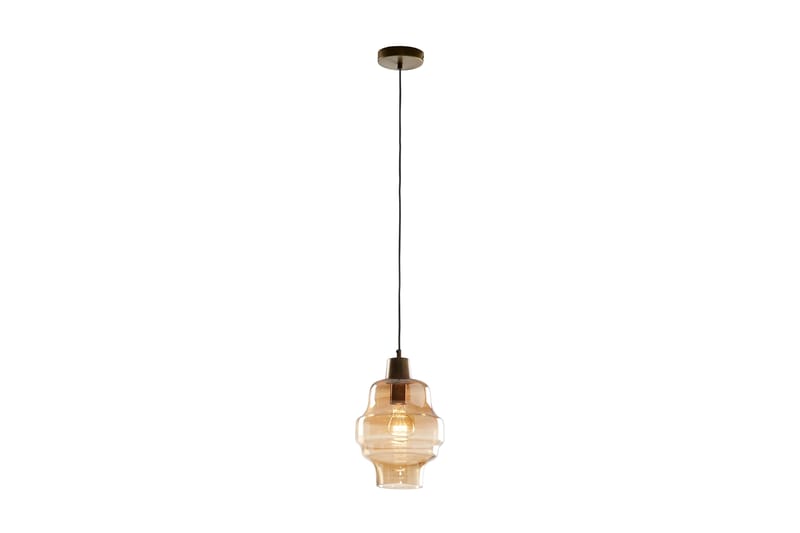 Clemen Taglampe Glas 23/23 cm - Orange - Belysning - Lamper & indendørsbelysning - Loftlampe - Pendellamper & hængelamper