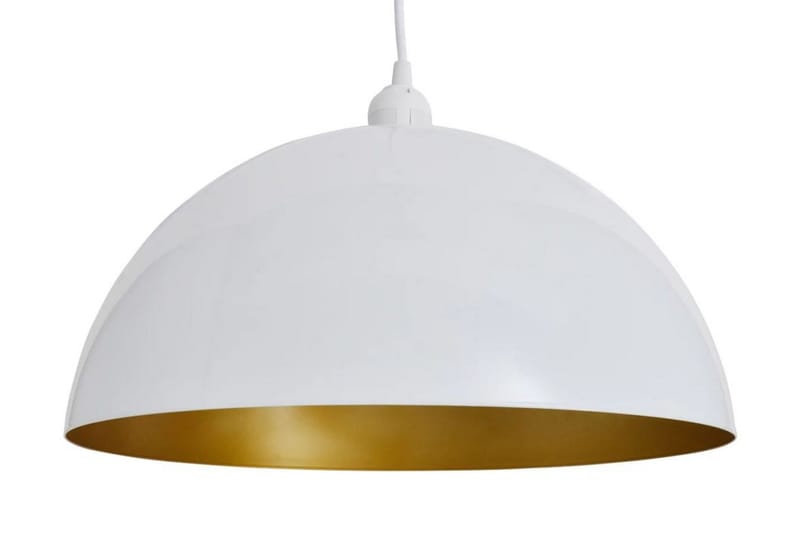Loftslampe Halvkugle 2 Stk. Højdejusterbar Hvid - Hvid - Belysning - Lamper - Køkkenlampe - Loftlampe køkken