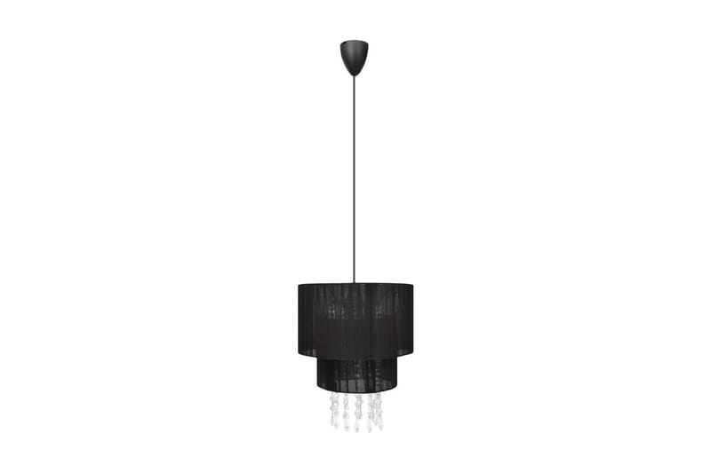 Loftspendel/Krystallysekrone, Sort - Sort - Belysning - Lamper & indendørsbelysning - Loftlampe - Pendellamper & hængelamper