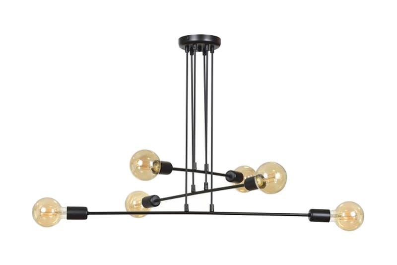 Multipo 6 pendel Sort - Scandinavian Choice - Belysning - Lamper & indendørsbelysning - Loftlampe - Pendellamper & hængelamper
