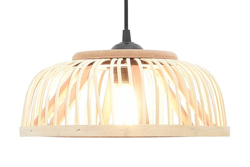 Pendellampe 37x15,5 cm 40 W E27 Halvrund Piletræ - Belysning - Lamper - Loftlampe - Pendellamper & hængelamper