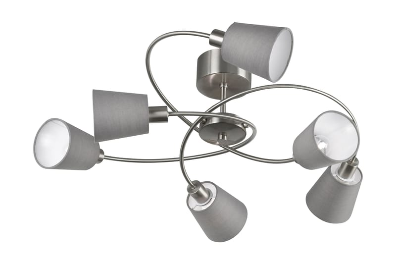 Troy Taglampe 6L - Grå - Belysning - Lamper & indendørsbelysning - Loftlampe - Pendellamper & hængelamper
