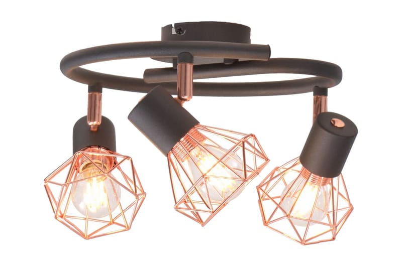 Loftslampe Med 3 Led-Filamentpærer 12 W - Flerfarvet - Belysning - Lamper & indendørsbelysning - Loftlampe - Plafond