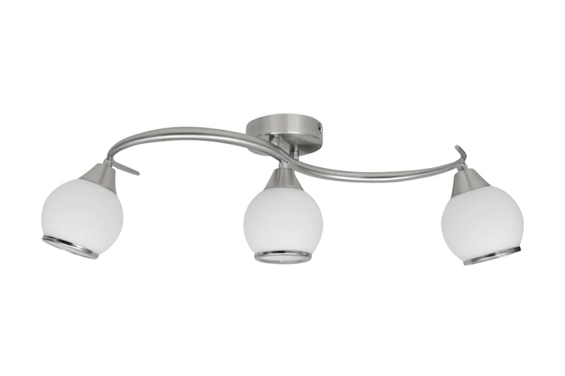 Loftslampe Med Glasskærme Bølget 3 E14 Pærer - Hvid - Belysning - Lamper & indendørsbelysning - Loftlampe - Plafond