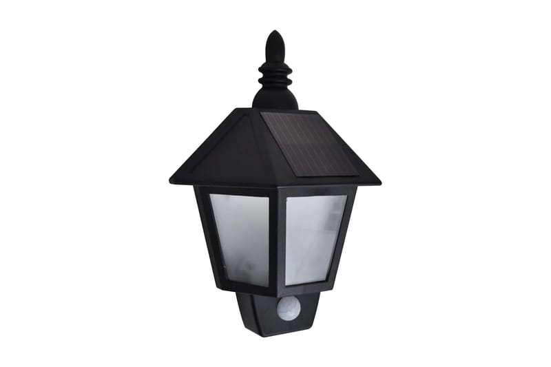 41182 Sol Væglampe Med Bevægelsessensor - Sort - Belysning - Lamper & indendørsbelysning - Væglampe