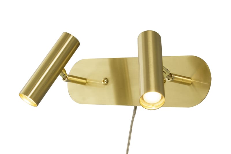 Artic Væglampe Dobbelt Messing - Scan Lamps - Belysning - Lamper & indendørsbelysning - Sengelampe