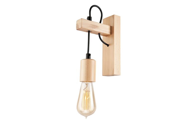 Clarence Væglampe - Sort/Natur - Belysning - Lamper - Væglampe