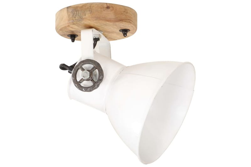 Industrielle Væg-/Loftlamper 2 Stk. 20X25 cm E27 Hvid - Hvid - Belysning - Lamper & indendørsbelysning - Væglampe